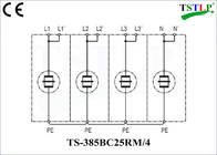 120kA tipo conformità del CE del dispositivo di protezione dell'impulso per i centralini elettrici