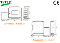 25/37 soppressore dell'onda di tensione RS422/RS485/RS232 dei perni per la trasmissione ad alta velocità